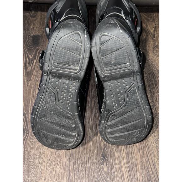 Alpinestars Youth Tech 3s Kids Motocross Dirt Bike Boots Kids Size 4 Black